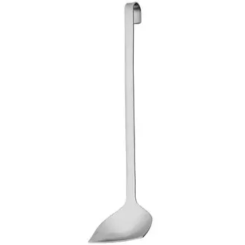 Yoshikawa EAtoCO Iitoco Saji Long Long Spoon Scoop Spoon Yogurt Spoon Ladle Total Length x Width Stainless Steel Made in Japan AS0062 25.5 6.2cm