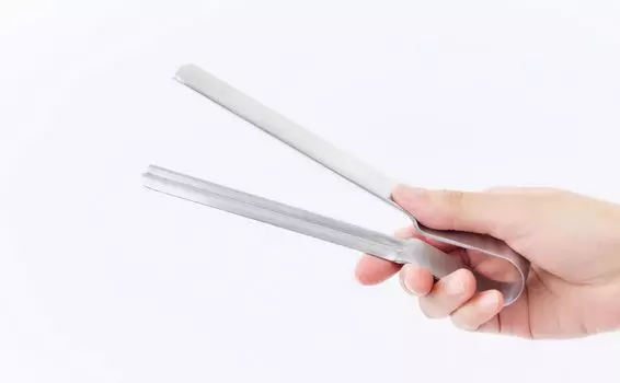 Yoshikawa EAtoCO Iitoco Shibolu Squeezing Tongs Retort Pouch 20mm x 180mm Stainless Steel Made in Japan AS0061