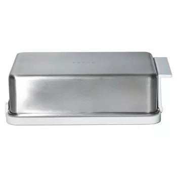 Yoshikawa EAtoCO Iitoko Butter Case with cutting line Width 16 x Depth x Height 5 cm Stainless Steel Made in Japan AS0043 8.8