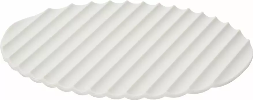 Yoshikawa EAtoCO Iitoko Nami Light Gray Pot Holder Pot Holder 2way Silicone Mat 18 x 16cm AS0044 (Nami)
