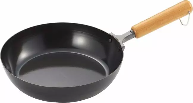 Yoshikawa frying pan IH compatible iron 22cm made in Japan NEW Gourmet Power SJ3168
