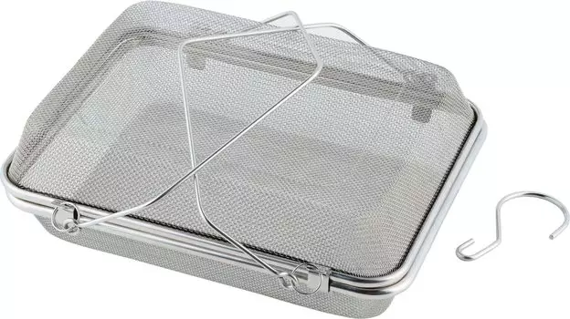Yoshikawa Good Living Tools Stainless Steel Square Drying Basket Dried Vegetables Dried Fruit Basket Made in Japan Tsubame Sanjo YJ3477