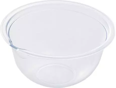 Yoshikawa Heat Resistant Bowl Microwave OK Round 17cm Made in Japan Unbreakable Cooking Iroha SJ2461