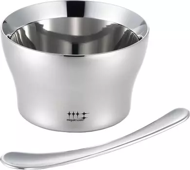 Yoshikawa Ice Cream Cup Set Stainless Steel Shiniya Syndicate YJ3360