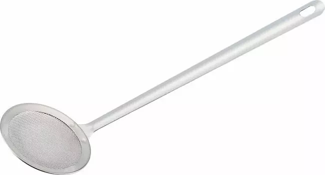 Yoshikawa Made in Japan Cooking Punched Mesh Total Length x Width Clearance, Iroha, Clearance, YJ2781, Silver, 29.3 7.5cm