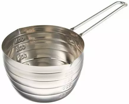 Yoshikawa Made in Japan Measuring Cup 500ml Silver Cookpal Smart YH9399