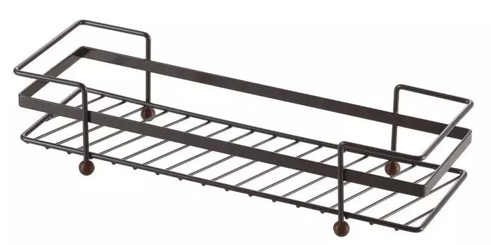 Yoshikawa Made in Japan Shampoo Rack Single Tier Brown 1305527