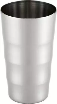 Yoshikawa Made in Japan Tumbler 460ml Stainless Steel Gogi YJ2113 Silver