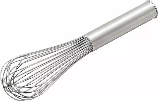 Yoshikawa Made in Japan Whisk 25cm Strong Foam Professional Whisk Cooking Iroha YJ2803 Silver