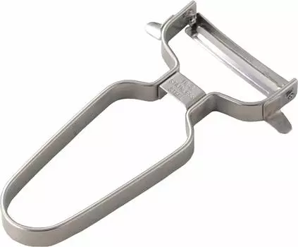 Yoshikawa Made in Stainless Easy to New Kitchen Basic SJ2958 Peeler, Japan, Steel, Hold,