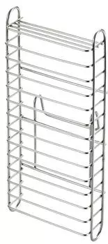 Yoshikawa Модернизированная подставка для ножей, серебристая xx 21 см 1305452 9,3 4,8