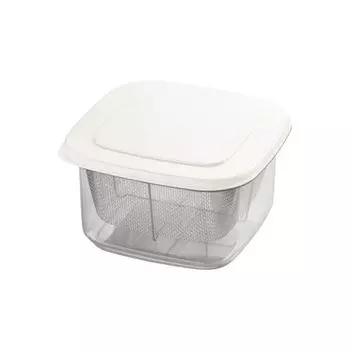 Yoshikawa New Kitchen Базовый квадратный контейнер для хранения SJ2964 (с дуршлагом)