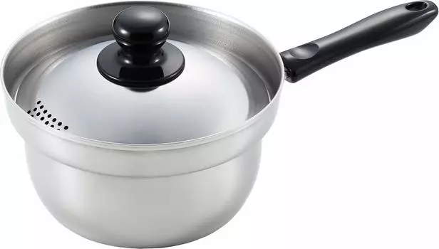 Yoshikawa One Handed Pot 16cm with Lid Made in Japan Kurumentei SJ3199 2.1L
