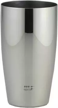 Yoshikawa Сделано в Японии Стакан из нержавеющей стали, серебристый, 400 мл Shiniya Syndicate YJ1104 серебряный