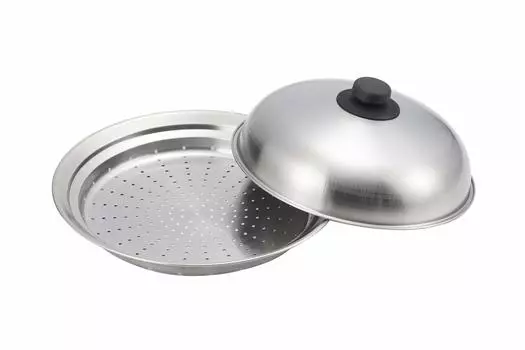 Yoshikawa Steamer Silver Total length x Total width x Height cm 28.8 28.8 11.6