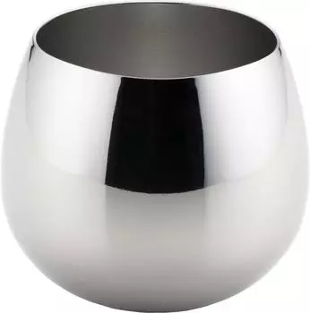 Yoshikawa Swing Tumbler 390ml Stainless Steel Gougi Wine Glass Whiskey Made in Japan Tsubamesanjo YJ2118 серебряный