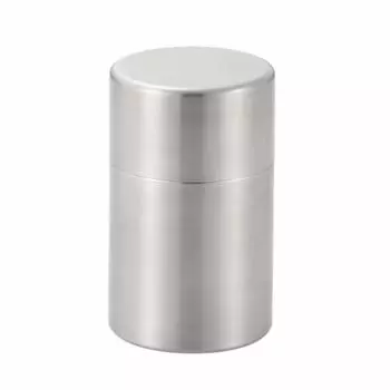 Yoshikawa Tea Caddy Stainless Steel Tea Leaf Container Large Made in Japan Green YJ3102