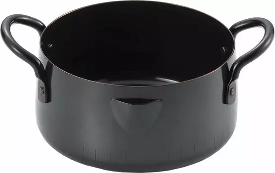Yoshikawa Tempura Gas Black NEW Gourmet Power SJ3171 Made in Tempura Oil Pot Deep-Fried Pot, Pot, 16cm, Fire/IH Compatible, Iron, Japan, Pot,