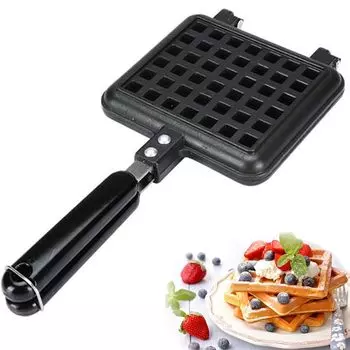 Yoshikawa Waffle Direct Верхняя и нижняя части разделены жарочный тостер для дома и улицы Solo Простота в использовании Легкость в коммерческом использовании Maker, Fire, Type, Pan, Pan, Moffle,