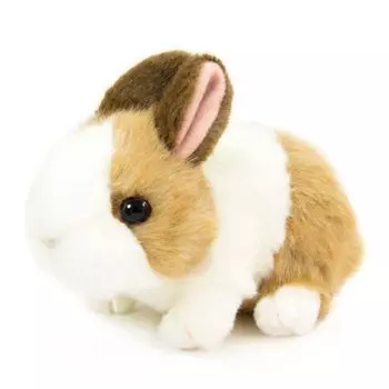 Yoshitoku Land Friends Plush Toy Rabbit Brown 180499