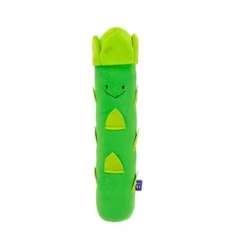 Yoshitoku Vegetable Friends Asparagus Plush Size 180257 Toy, 24.5cm, спаржевый