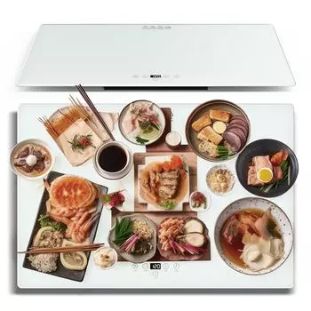 YOSIDAWA подогреватель пищи с функцией контроля температуры, настольная электрическая плита для подогрева пищи, подходит для офисов и дома