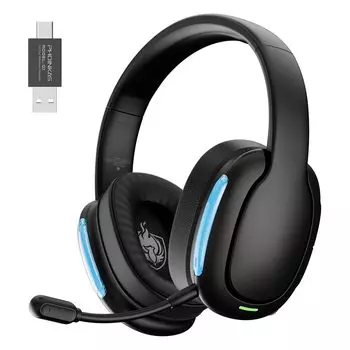 YOTMS игровая гарнитура ps5 гарнитура наушники проводные беспроводные двойного назначения низкая задержка звуковые эффекты USB2.4GHz 7.1