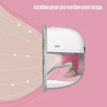 YOUHA YH-7006 2 упаковки переносного электрического молокоотсоса Hands Free Бесшумный невидимый молокоотсос 3 режима 2 packs with 2 24mm 2 28mm flanges EU plug