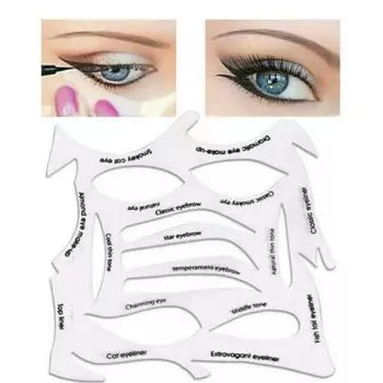 Youheat Quick Make-Up трафареты подводка для глаз брови Youheat Quick Make-Up трафареты подводка для глаз брови тени для век., тени для век. Инструмент для макияжа, 1 шт.