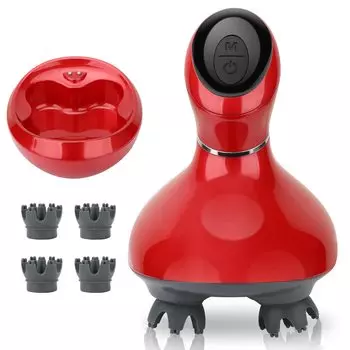 Youmay Electric Brush Red Version Waterproof USB Rechargeable 2 Speed Speed 10 Minute Timer