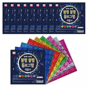 Young Art Bling Bling Hologram Confetti 8p, 8 цветов, 10 штук, корейские игрушки