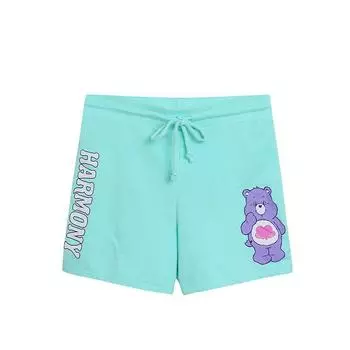 Young-Looking Foreign Trade Shorts Plus Size Ladies Home Casual Cartoon Image color XXL