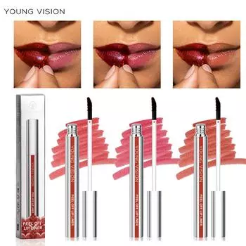 YOUNG VISION 1 шт. отрывной карандаш для губ отшелушивающий карандаш для губ матовый и не легко ухмыляющийся карандаш для губ с крестообразным эффектом макияж 3g