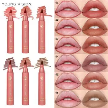 YOUNG VISION Lip dye Lipgloss блеск для губ карандаш для губ не прилипает к стаканчику в течение длительного времени 3g