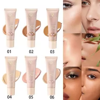 YOUNG VISION Жидкая тональная основа питает кожу с помощью макияжа, предотвращает потоотделение, водостойкая и увлажняет, не смывая макияж 30ml