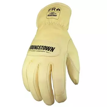 YOUNGST Leather Gloves FR Ground Gloves Kevlar 12336560L