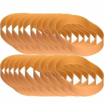 YOUOWO Thick Rubber Width 10mm x Folded Diameter Inner Diameter 20 Variety of Rubber Office Packing Moriya Sangyo Bands, 80mm, 50mm, Pieces, Bands,
