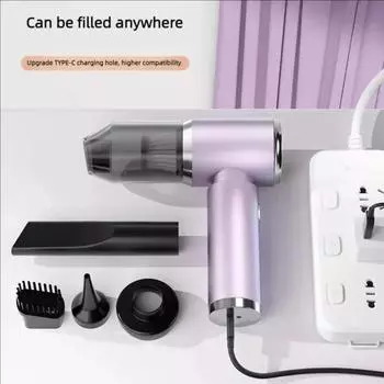 Youpin Wireless Car Vacuum Cleaner Strong Suction Handheld Robot Home Car Dual USE Mini Vacuum Cleaner Appliance New Mi сливовый