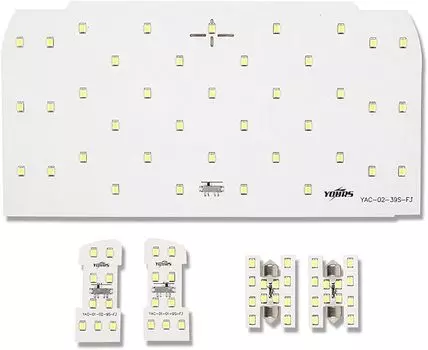 YOURS Комплект светодиодных ламп салона для Hiace 200 серии Поставляется со специальным инструментом для регулировки интенсивности света в салоне M [Золотой], регулировка, лампа для конкретного автомобиля,