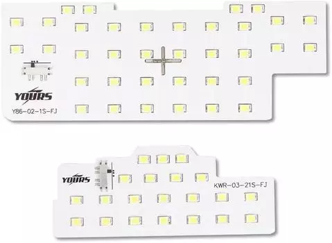 YOURS LED Front and Rear Room Lamp Set for Suzuki Hustler with Brightness Custom Interior and Special Tools Custom and M (Model Year R6/5~) 3-Level