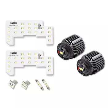 YOURS Step Wagon Exclusive LED Room Lamp Set Genuine Fog Lamp Replacement LED Bulb Interior Light Exclusive Design Genuine LED Light Level Adjustment