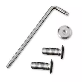 YOURS T33 X-TRAIL Exclusive License Plate Lock Bolt [M6 x 20mm] Stainless Steel Set of 3 Special Tool Included Exclusive Design Easy Installation NISS