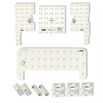 ВАШ Toyota Harrier 30-й серии, оснащенный затемнением Специально разработанный комплект светодиодных ламп для салона специальный M [Автомобили с люком] (с регулировкой) (с инструментами) белый