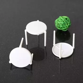 Yousheng 100 шт. подставки для пиццы, противосвертывающиеся, антипригарные, треугольные подставки для пиццы на вынос, подставки для пиццерии белый