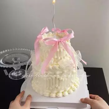 Yousheng 10 шт. бант для украшения торта бант-узел для украшения торта бант для торта в форме сердца винтажный торт домашний праздник вечеринки розовый