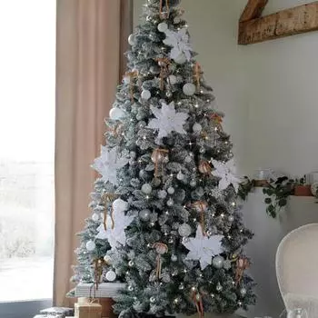 Yousheng 10 шт. бархатных рождественских бантов, винтажные рождественские елки, бархатные ленточные банты, декор для поделок, подарочная упаковка, аксессуары для волос