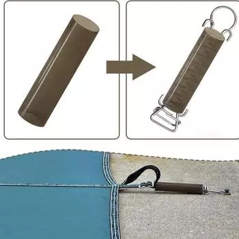 Yousheng 10 шт., чехол для бассейна, пружинный чехол, водонепроницаемые защитные пружинные чехлы, простая установка пружинного чехла для встраиваемого в землю бассейна 10pcs