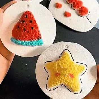 Yousheng 10 шт., деревянные лопатки, хлопок, 3D-листы для художественной пены, ремесла, школьные проекты, сделай сам, простая в использовании интерактивная пенная бумага 10 pcs