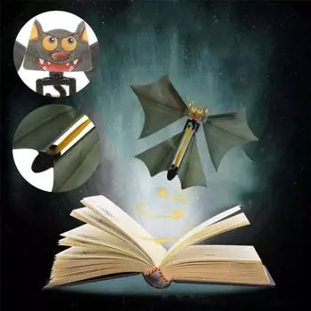 Yousheng 10 шт. летающие летучие мыши реквизит легкий портативный жуткий Хэллоуин летучая мышь игрушка праздничное украшение для вечеринки тяжелый детский взрослый летучая мышь хитрый розыгрыш реквизит 10pcs