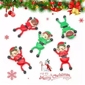 Yousheng 10 шт. липкие игрушки для скалолазания на стену для детей, развивающие эластичные руки паука, сувениры для вечеринок, красочные мини-игрушки зелёный